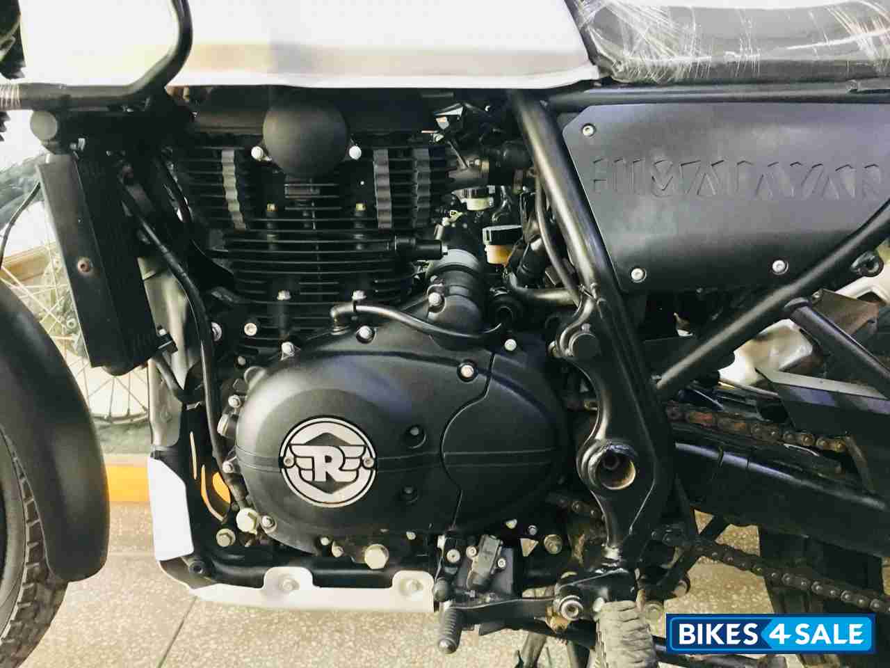 White Royal Enfield Himalayan