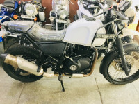 White Royal Enfield Himalayan