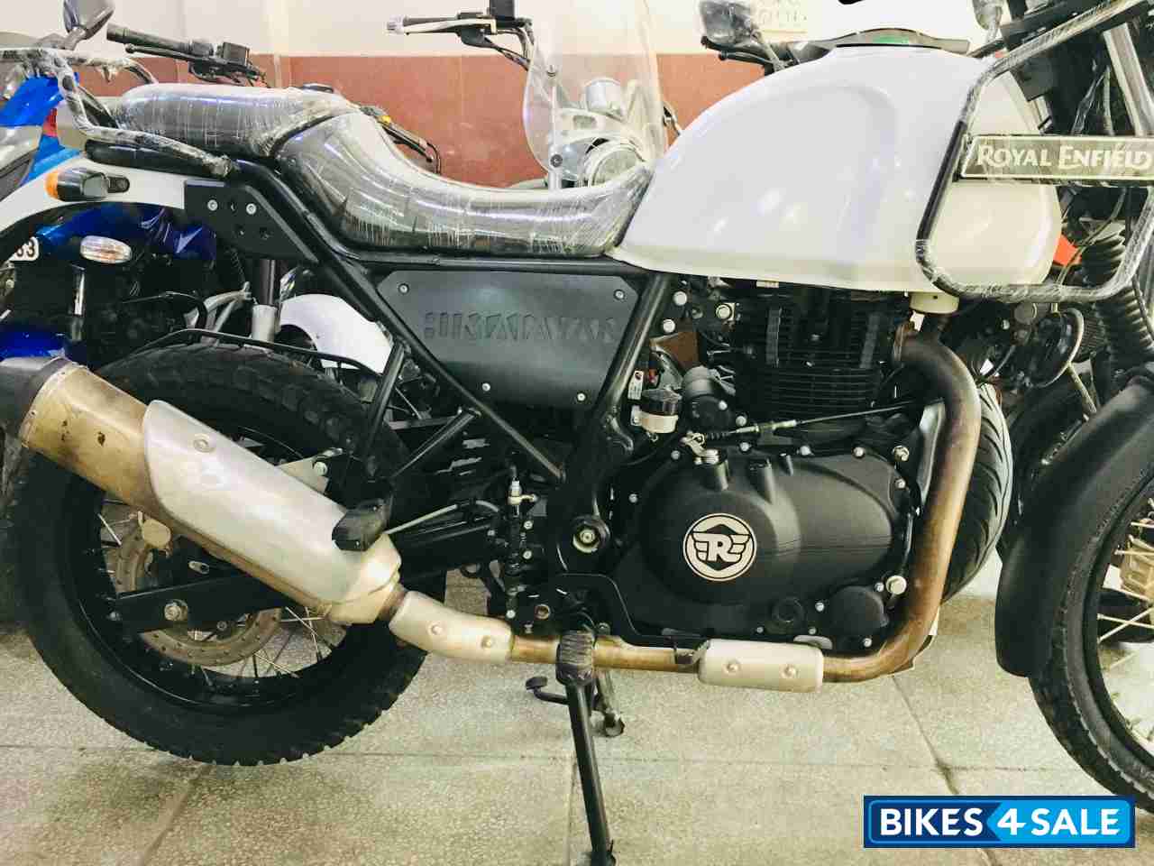 White Royal Enfield Himalayan