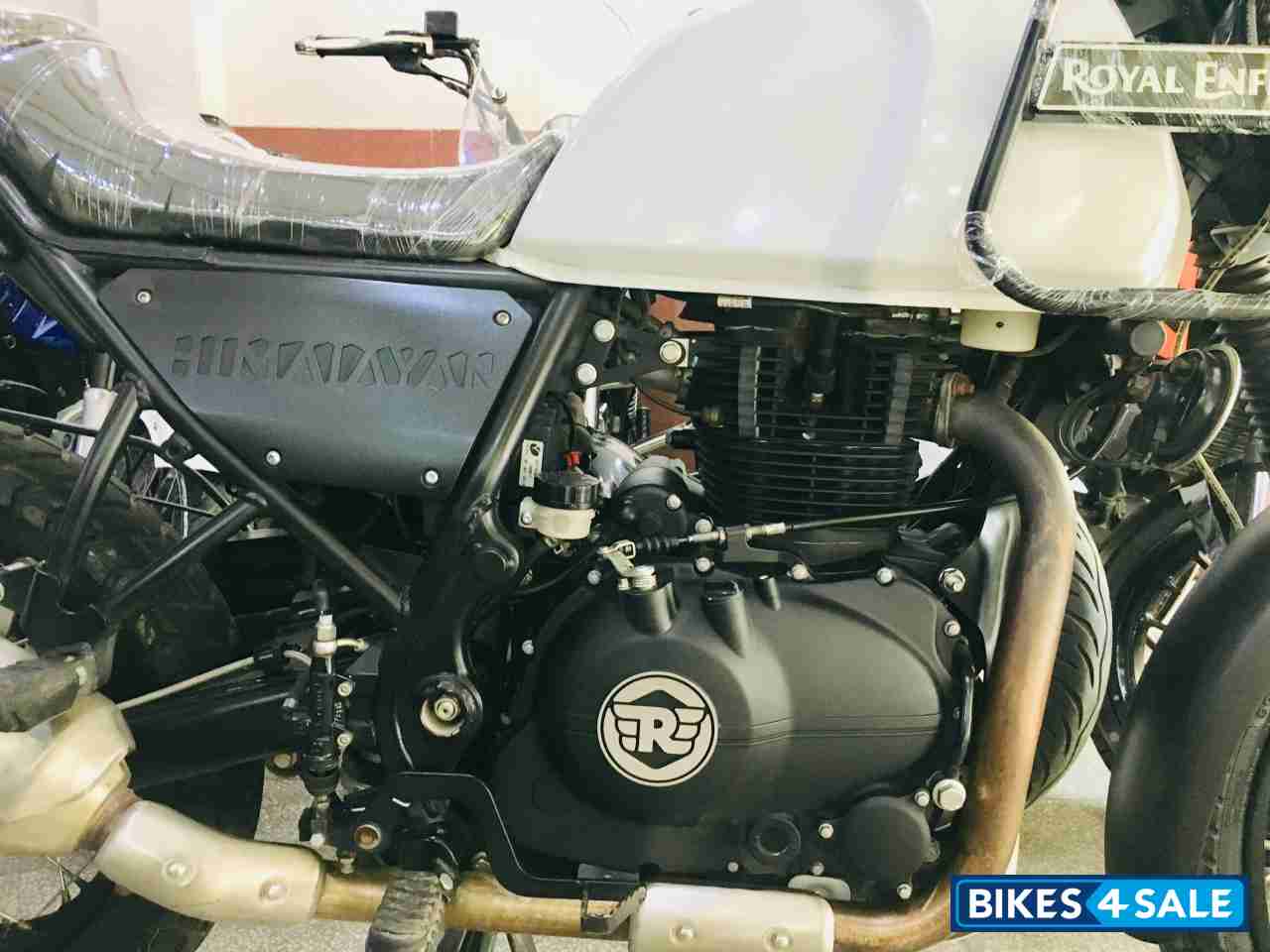 White Royal Enfield Himalayan