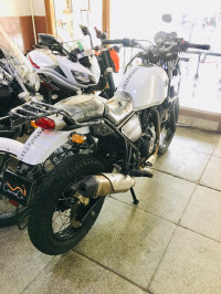 White Royal Enfield Himalayan