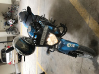 Blue Yamaha FZ-S FI V2