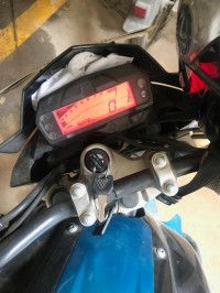 Blue Yamaha FZ-S FI V2
