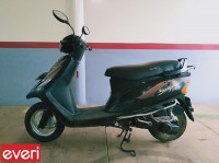Black TVS Scooty Teenz Electric