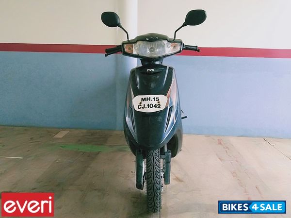 Black TVS Scooty Teenz Electric