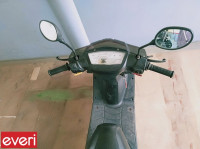 Black TVS Scooty Teenz Electric