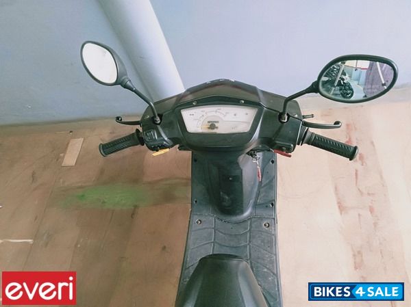 Black TVS Scooty Teenz Electric