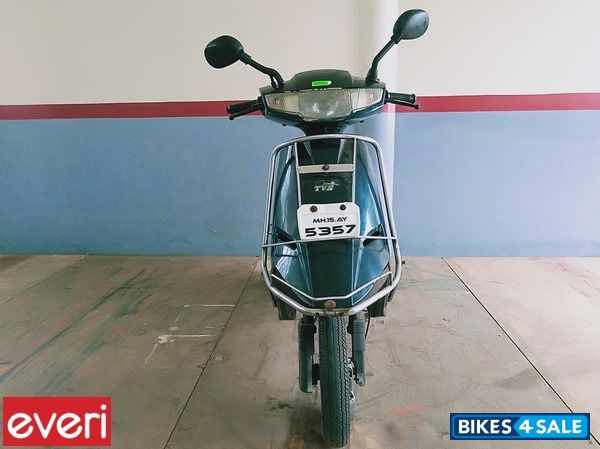 Green TVS Scooty ES