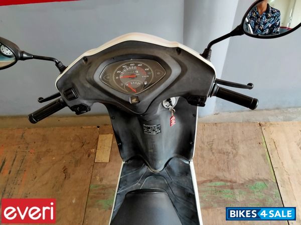 White Honda Activa White Honda Activa