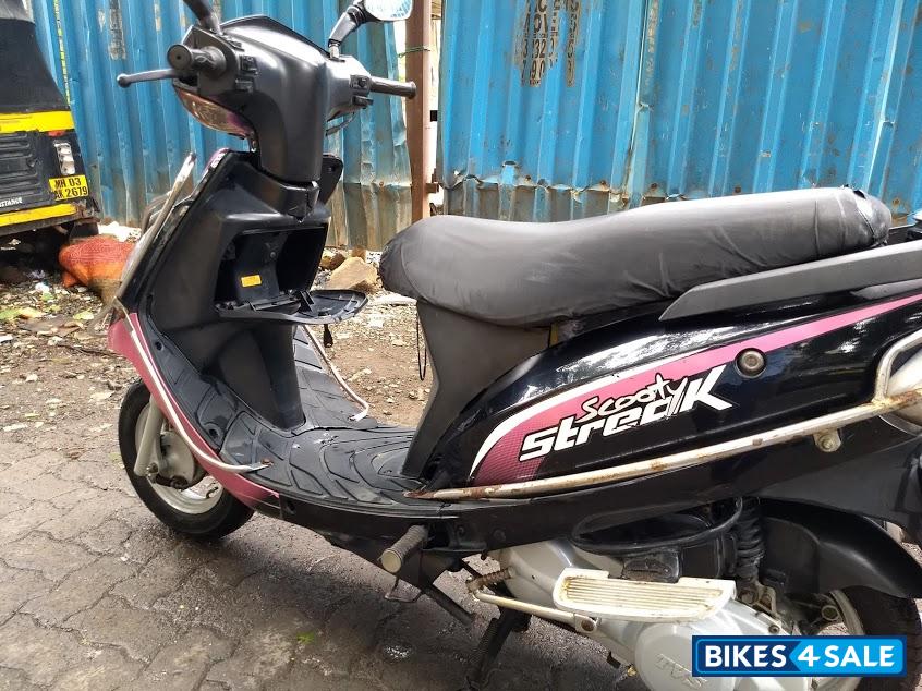 Black Pink TVS Scooty Streak