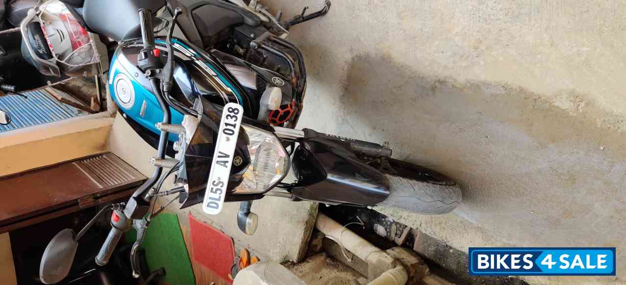 Black And Blue Yamaha FZ-S FI V2