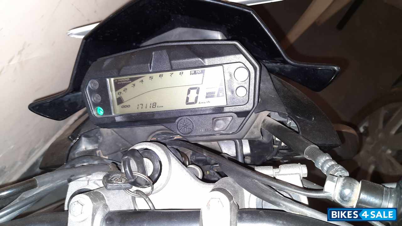 Black And Blue Yamaha FZ-S FI V2