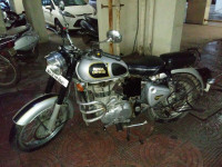 Silver Royal Enfield Classic 500