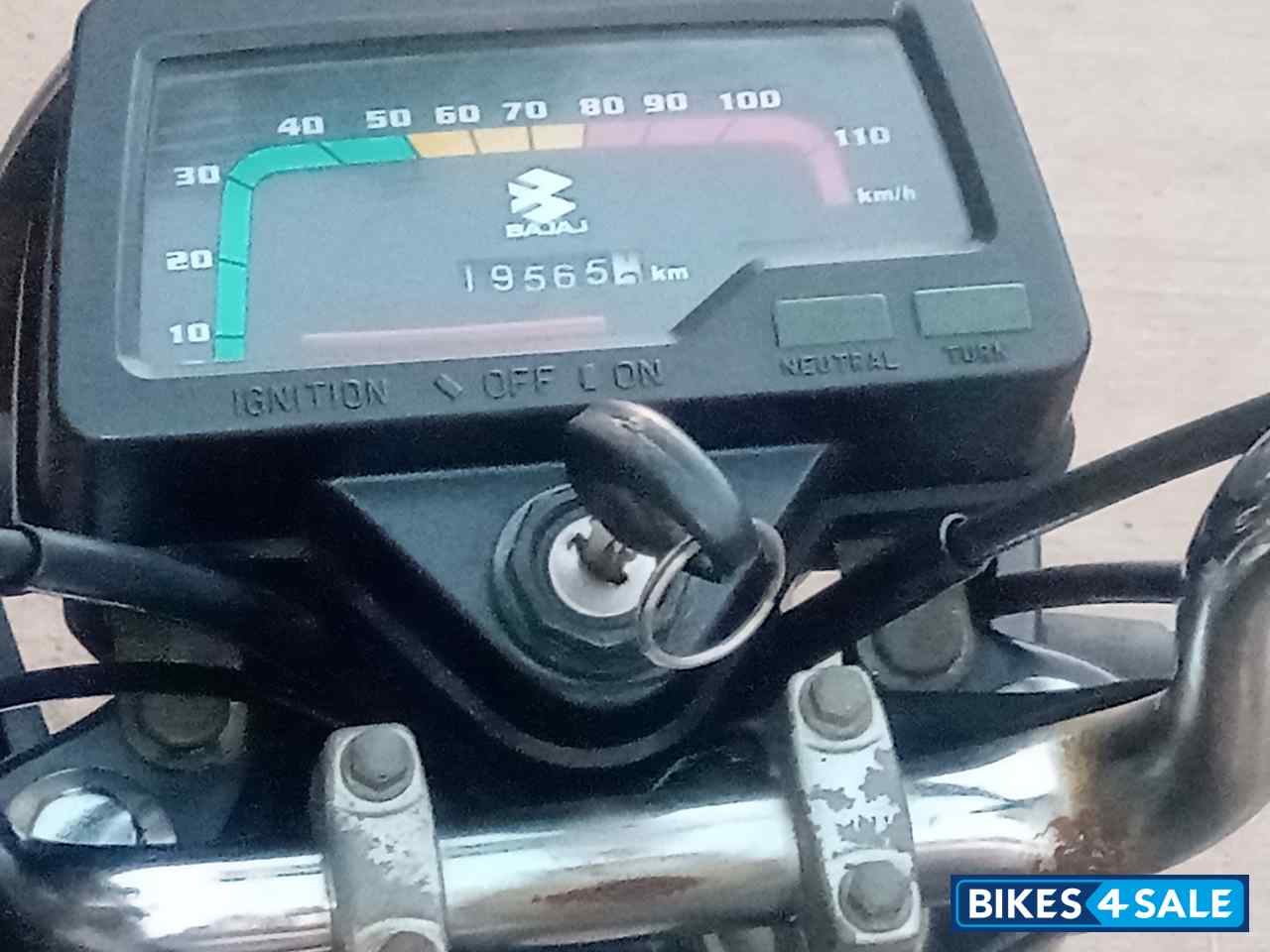 Blue And Black Bajaj Boxer