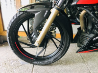 Black TVS Apache RTR 200 4V ABS Race Edition 2.0