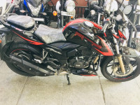 Black TVS Apache RTR 200 4V ABS Race Edition 2.0