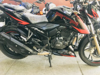 Black TVS Apache RTR 200 4V ABS Race Edition 2.0