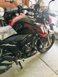 Black TVS Apache RTR 200 4V ABS Race Edition 2.0