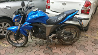 Blue Suzuki Gixxer 150