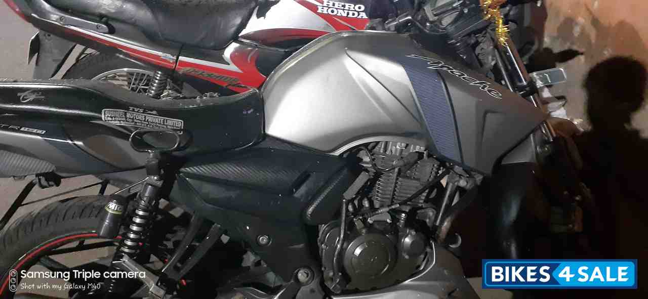 Gray TVS Apache RTR 160