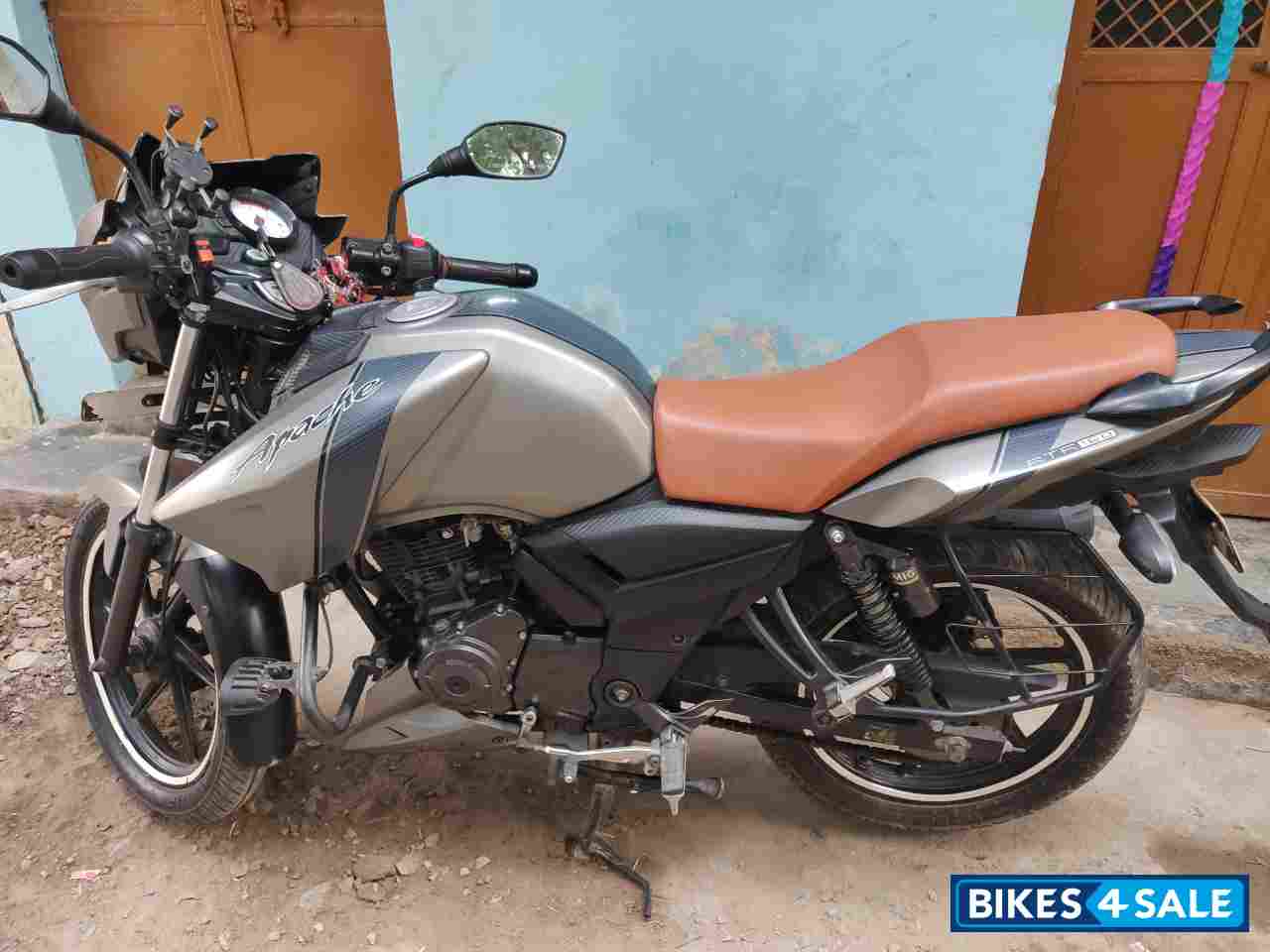 Grey TVS Apache RTR 160