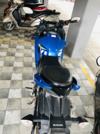 Blue Suzuki Gixxer SF Fi