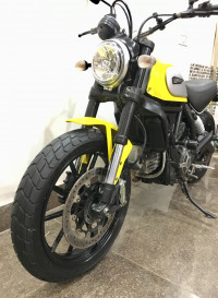 Yellow Ducati Scrambler Icon