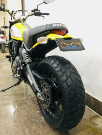 Yellow Ducati Scrambler Icon