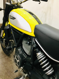 Yellow Ducati Scrambler Icon