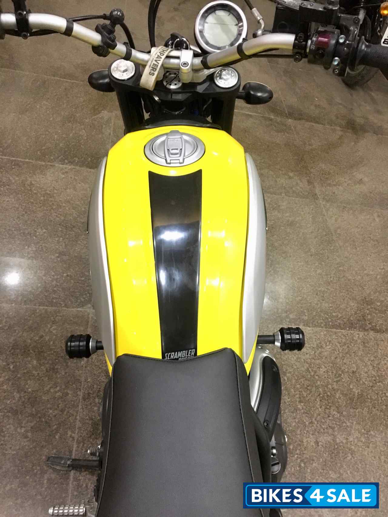 Yellow Ducati Scrambler Icon