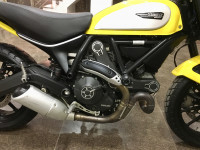 Yellow Ducati Scrambler Icon