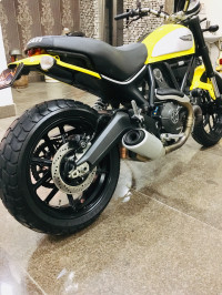 Yellow Ducati Scrambler Icon