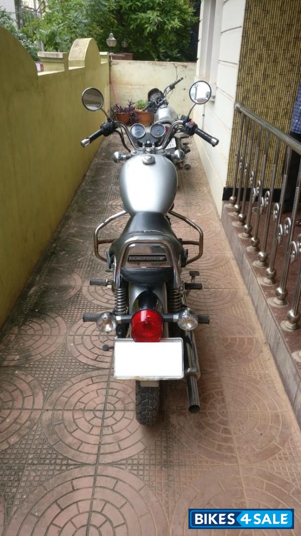 Silver Royal Enfield Thunderbird 350