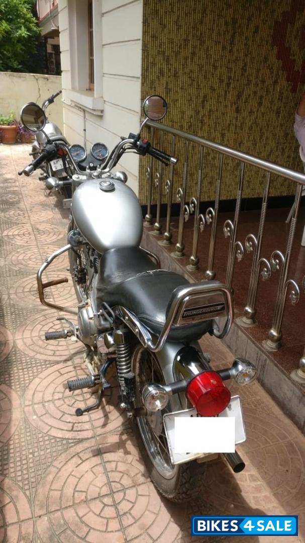 Silver Royal Enfield Thunderbird 350