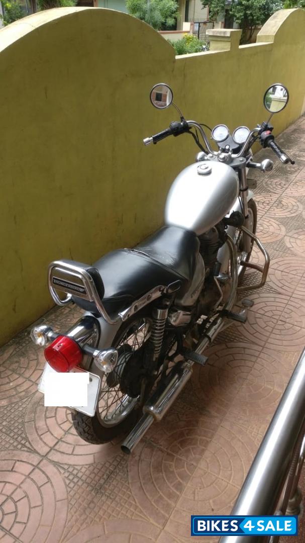 Silver Royal Enfield Thunderbird 350