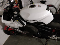 White Hyosung GT650R