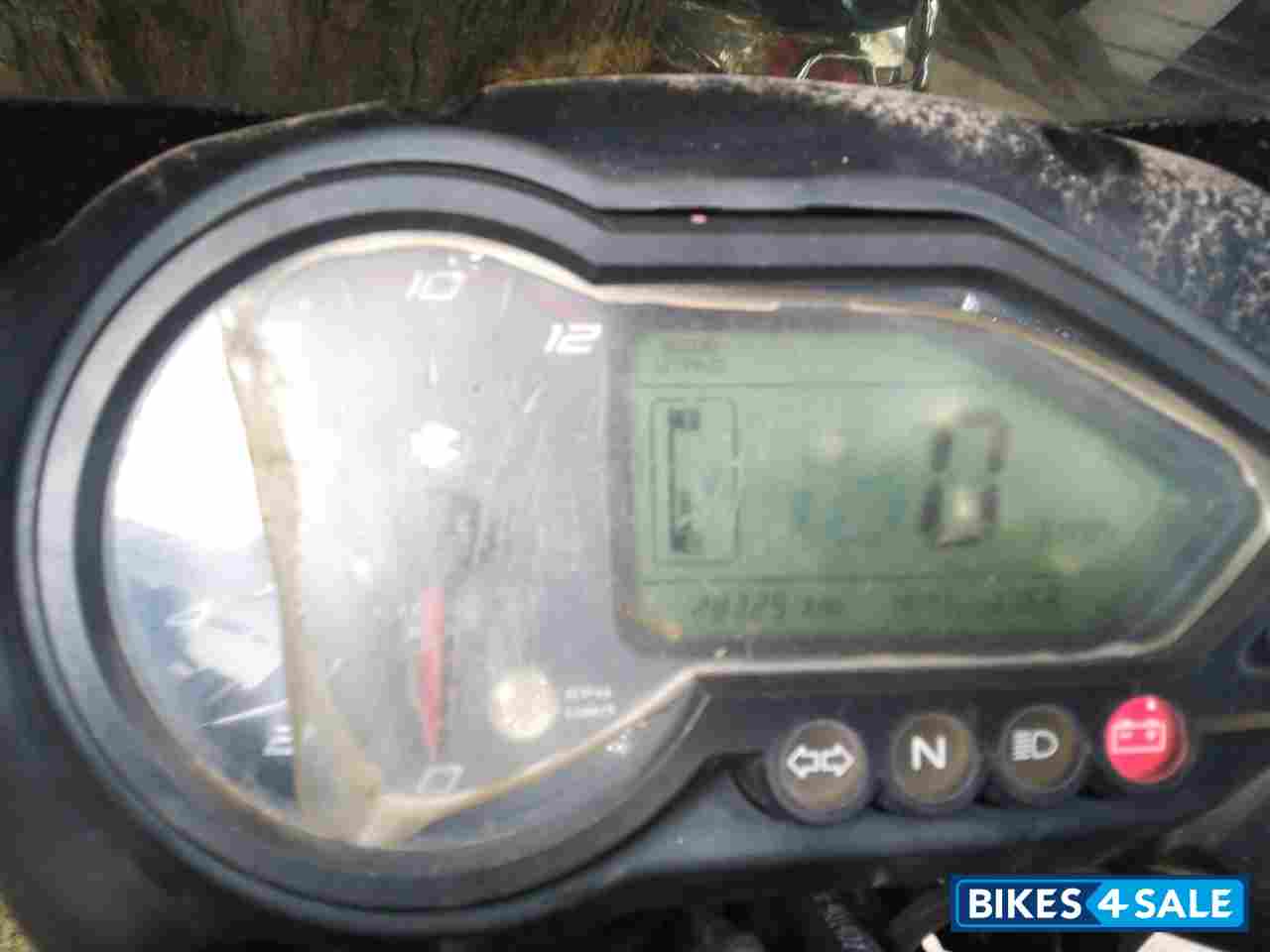 Blue And Black Bajaj Pulsar 150 DTSi