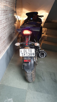 Blue Yamaha YZF R15