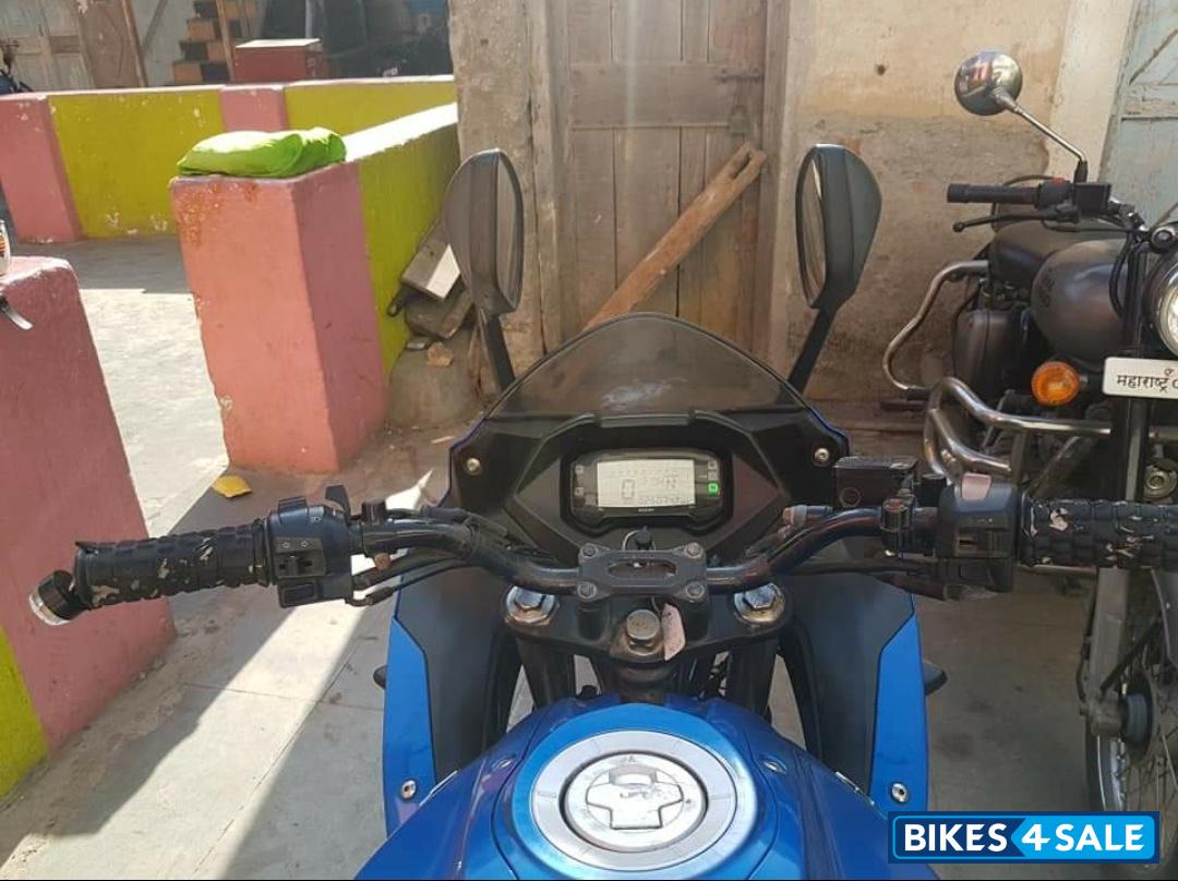 Blue Suzuki Gixxer SF Moto GP