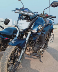 Blue Yamaha FZ-S FI V2