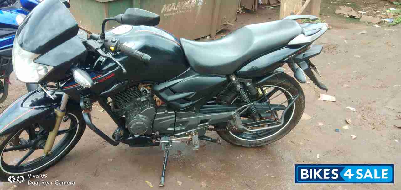 Black TVS Apache RTR 180 ABS