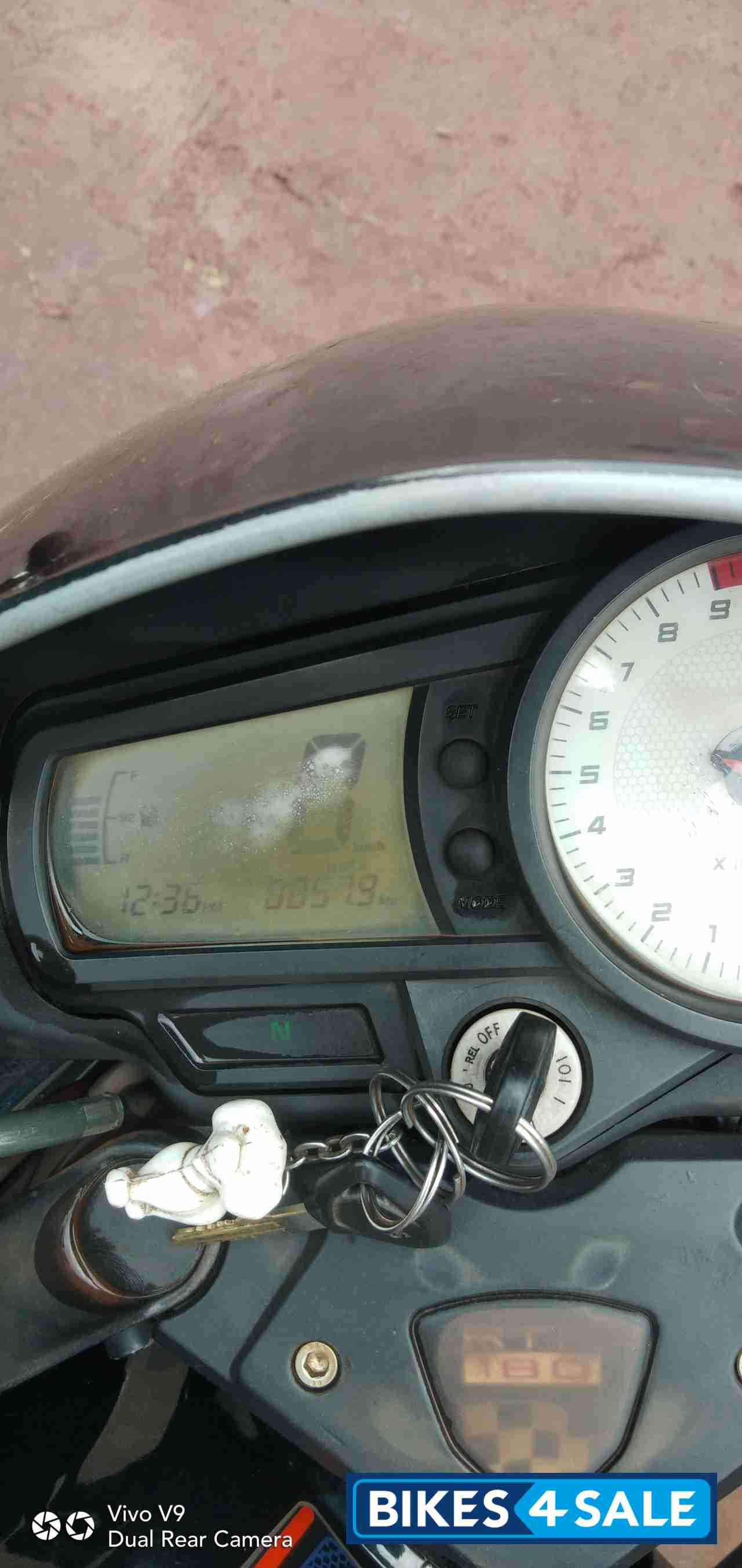 Black TVS Apache RTR 180 ABS