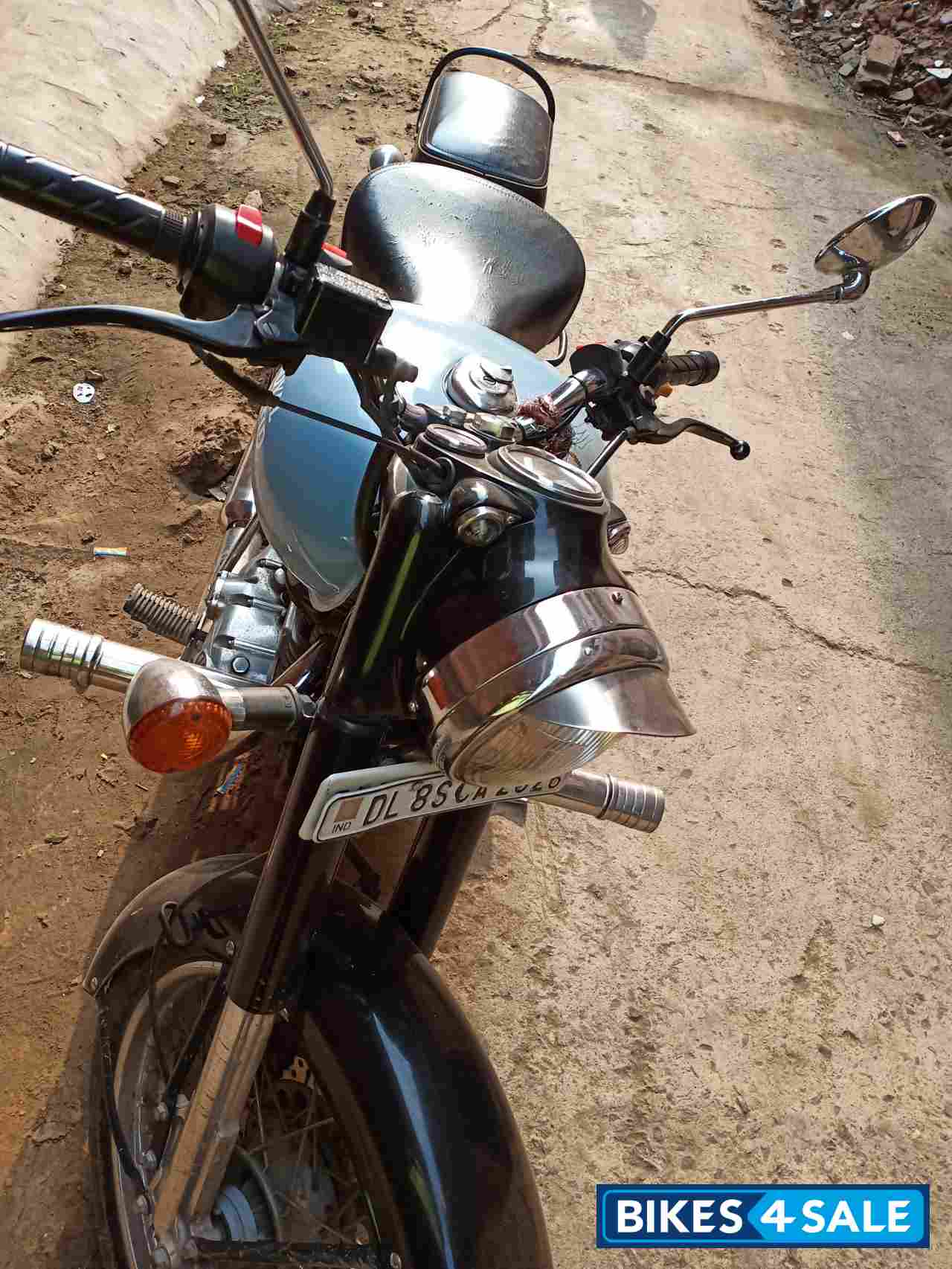 Blue +black Royal Enfield Classic 350