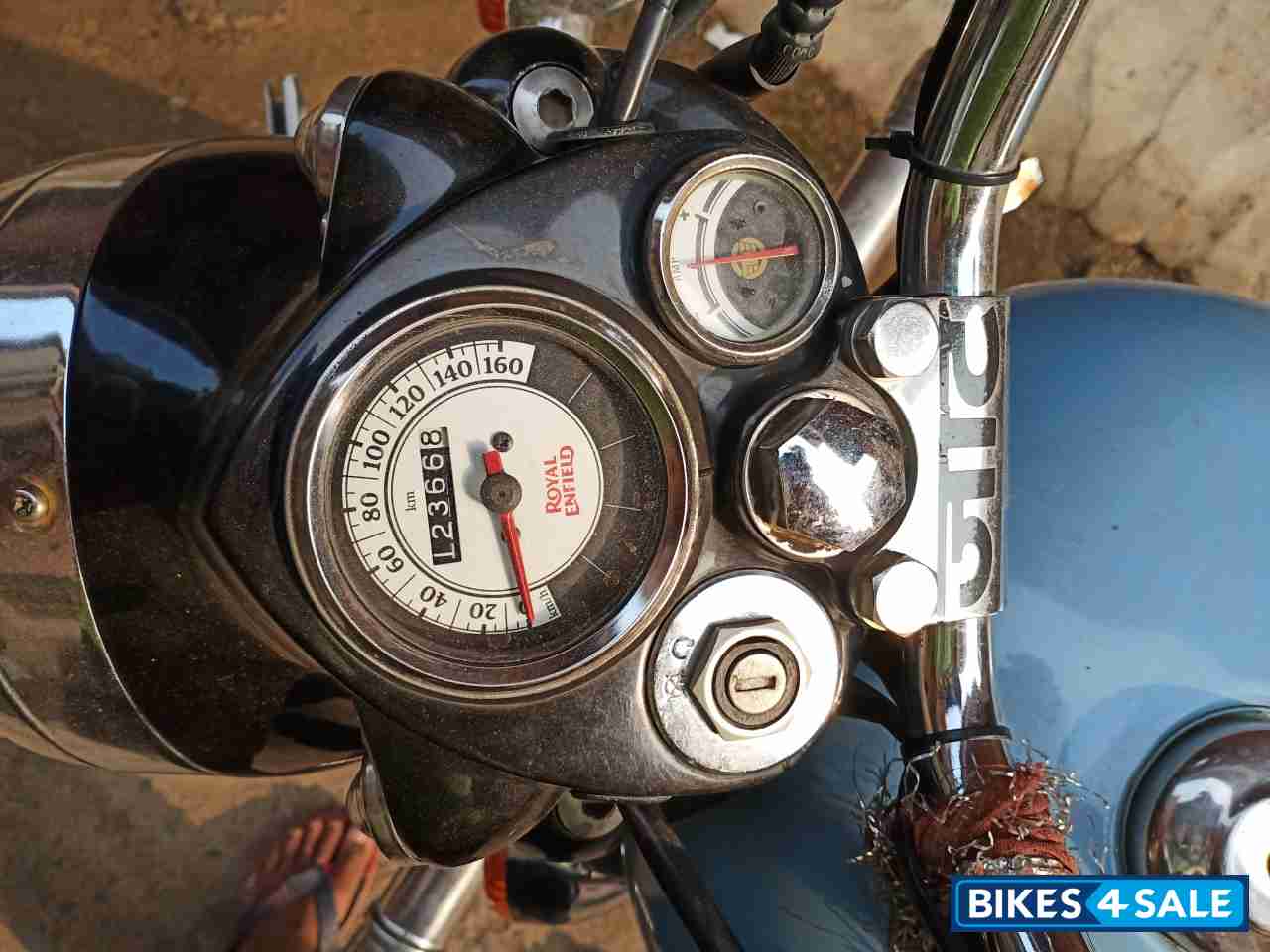 Blue +black Royal Enfield Classic 350