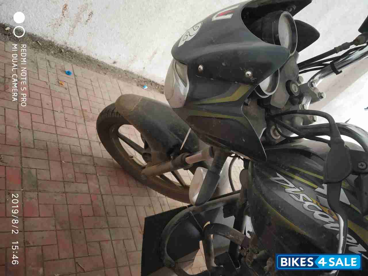 Green Bajaj Discover DTSi 150