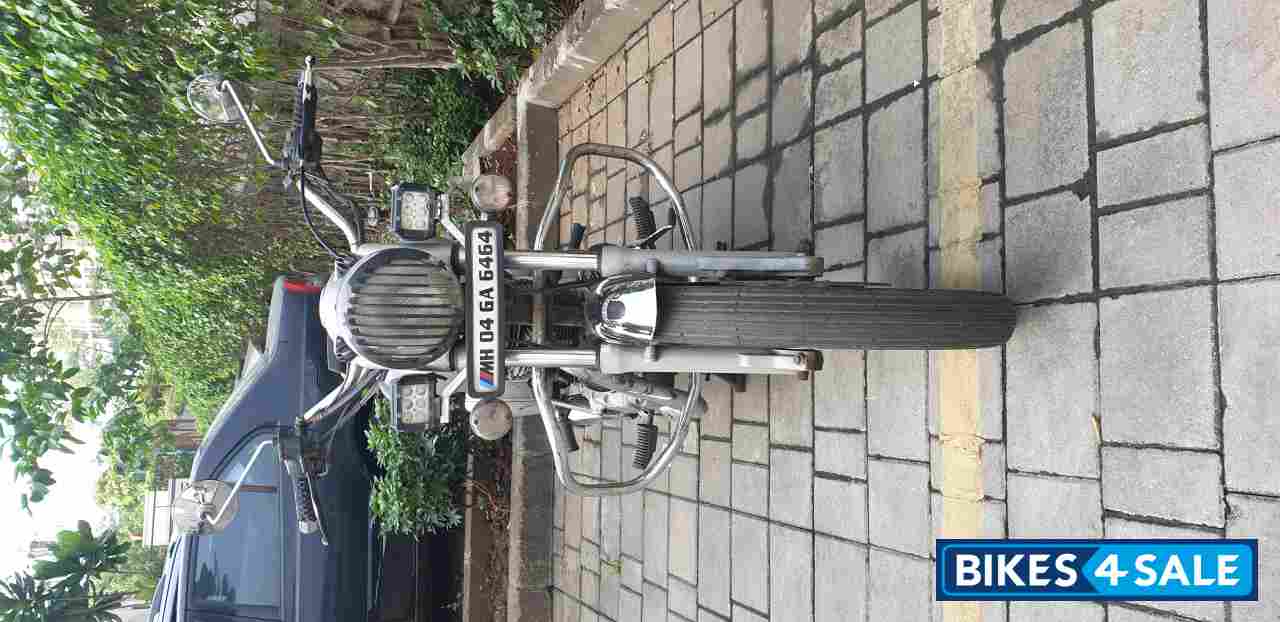 Silver Royal Enfield Bullet Electra