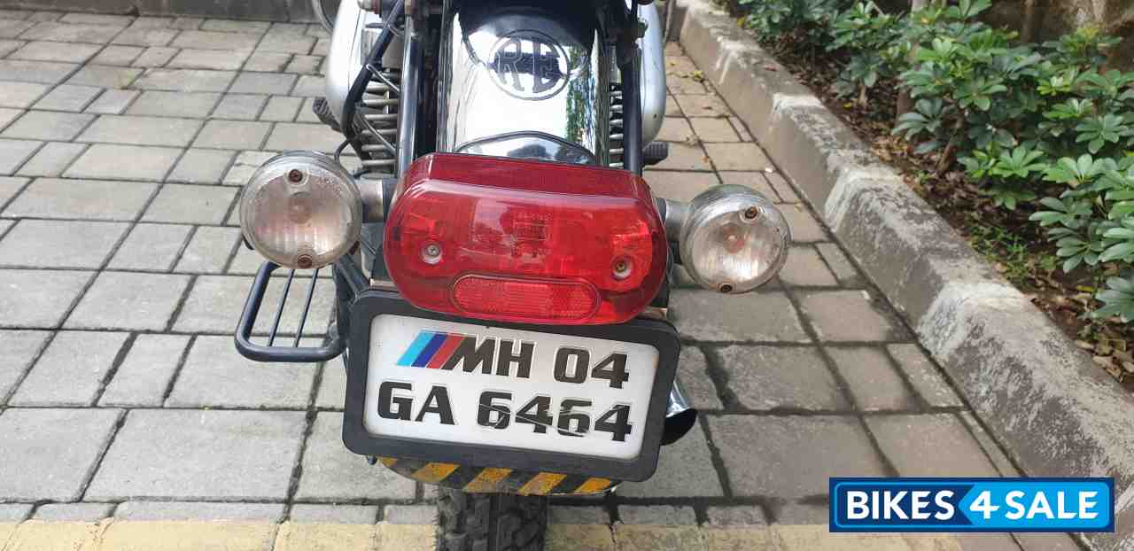 Silver Royal Enfield Bullet Electra