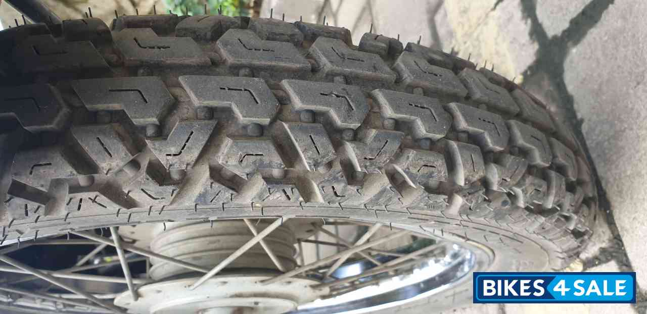 Silver Royal Enfield Bullet Electra