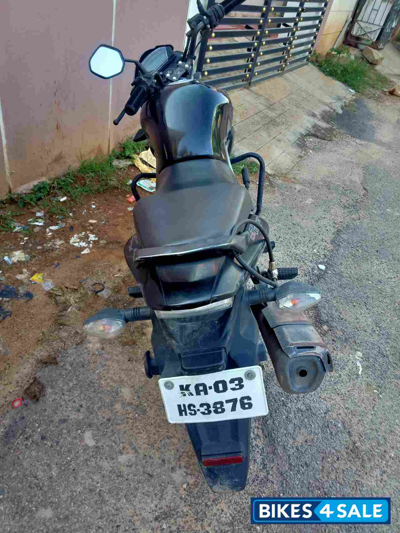 Black Honda CB Trigger