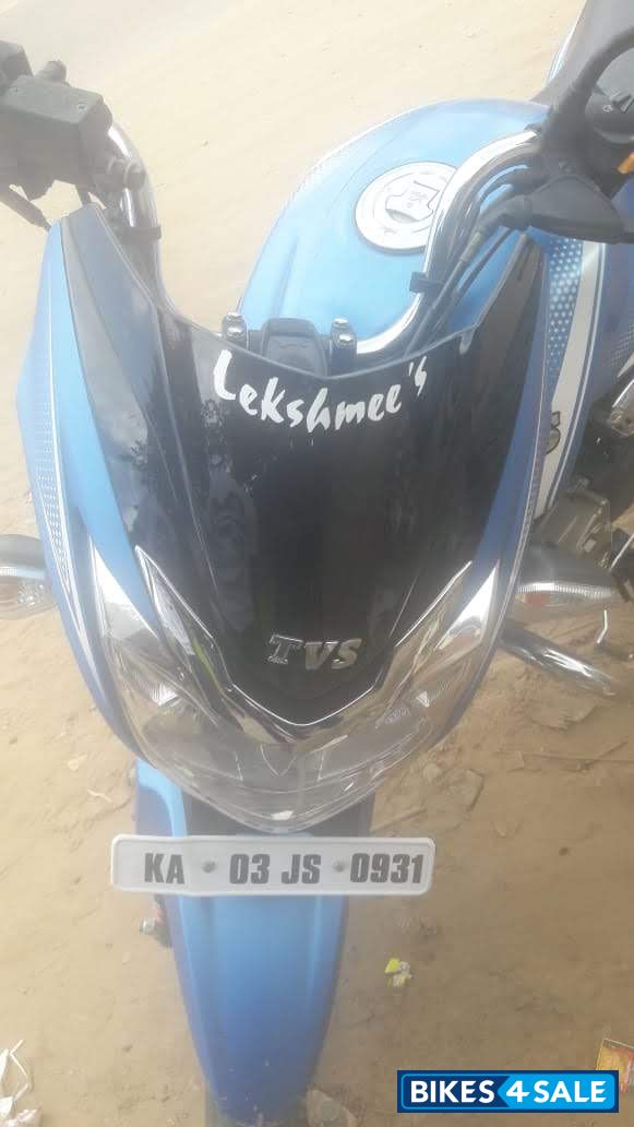 Matte Blue TVS Victor Premium Edition